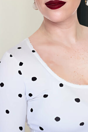 DE VIL MONO POLKA DOT TOP