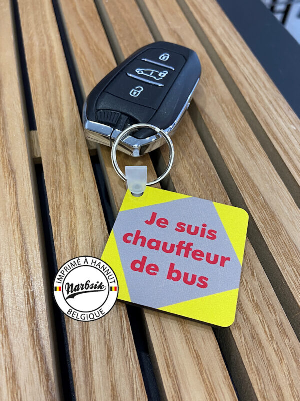 Porte-clés / Breloque - CHAUFFEUR DE BUS – Image 2