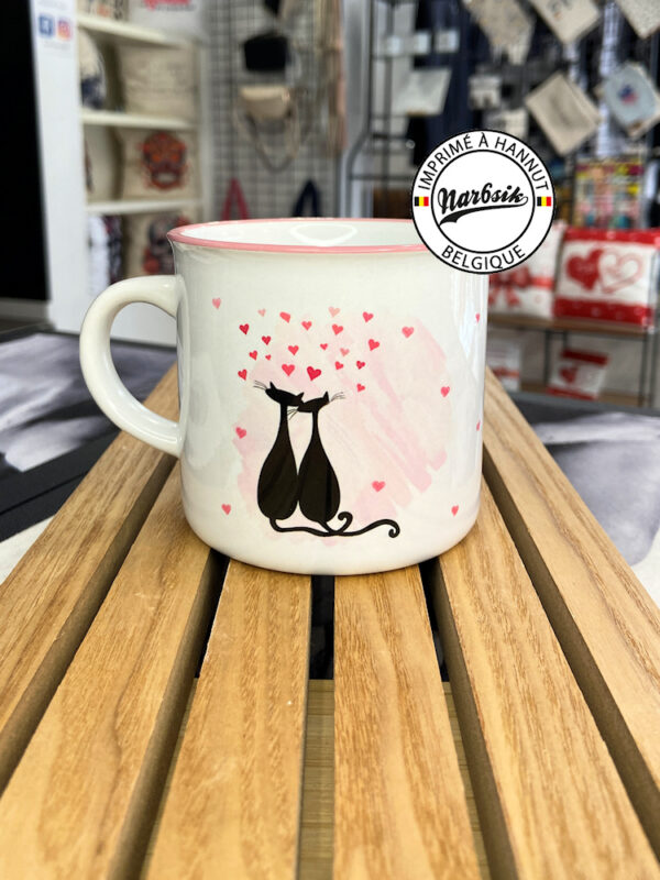 Tasse - COUPLE DE CHATS AMOUREUX