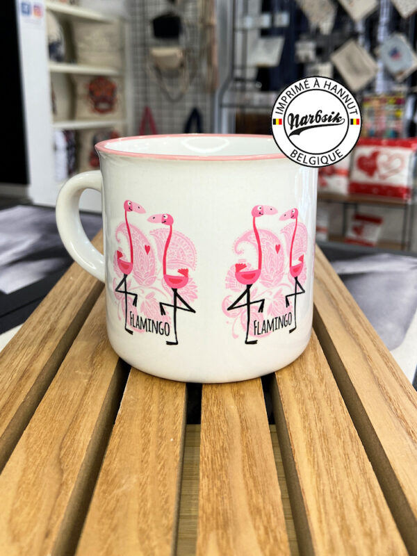 Tasse - COUPLE DE FLAMANTS ROSES